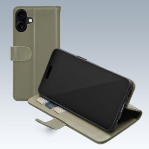 Mobilize Premium Gelly Wallet Book Case Apple iPhone 16 Green