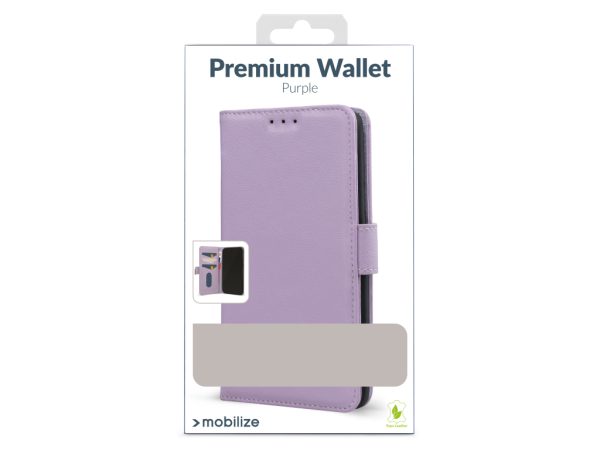 Mobilize Premium Gelly Wallet Book Case Apple iPhone 16 Purple