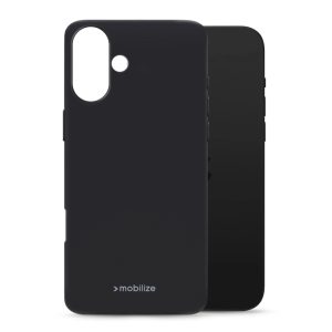 Mobilize Rubber Gelly Case Apple iPhone 16 Matt Black