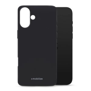 Mobilize Rubber Gelly Case Apple iPhone 16 Plus Matt Black