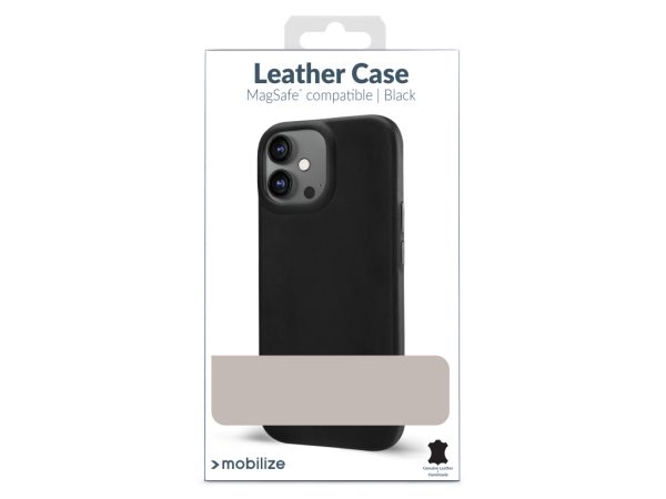 Mobilize Magsafe Compatible Premium Leather Case Apple iPhone 16 Plus Black