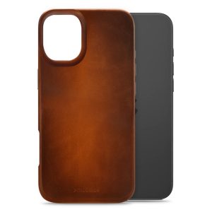 Mobilize Magsafe Compatible Premium Leather Case Apple iPhone 16 Plus Burned Cognac