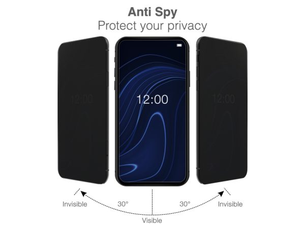 Mobilize Privacy Glass Screen Protector - Black Frame - for Samsung Galaxy S25+ 5G