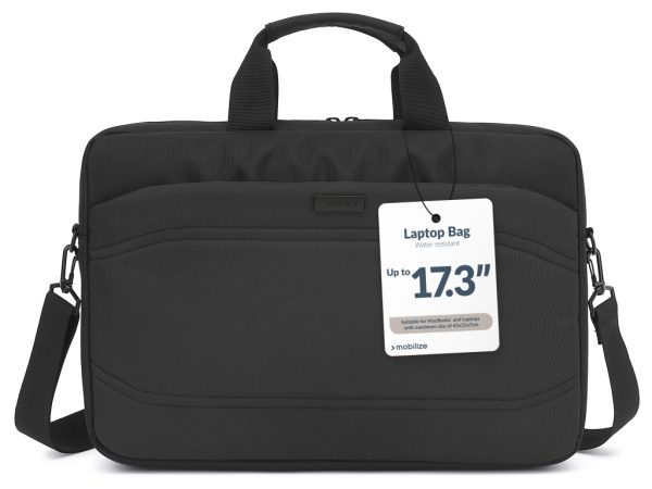 Mobilize Waterresistant Laptop Bag up to 17.3inch Black