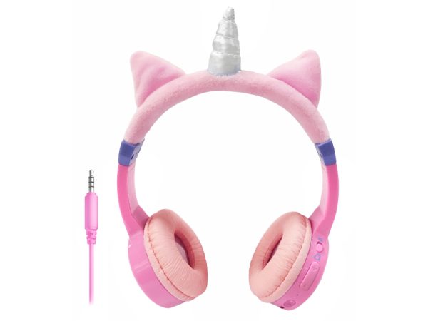 Mobilize Wireless/Wired Over Ear Kids Headphone 85dB Unicorn