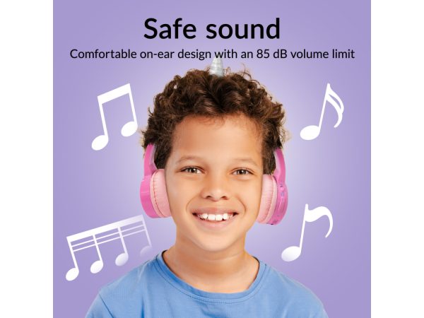 Mobilize Wireless/Wired Over Ear Kids Headphone 85dB Unicorn