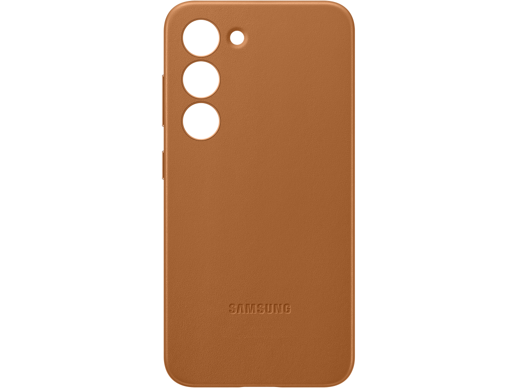 EF-VS911LAEGWW Samsung Leather Cover Galaxy S23 5G Camel