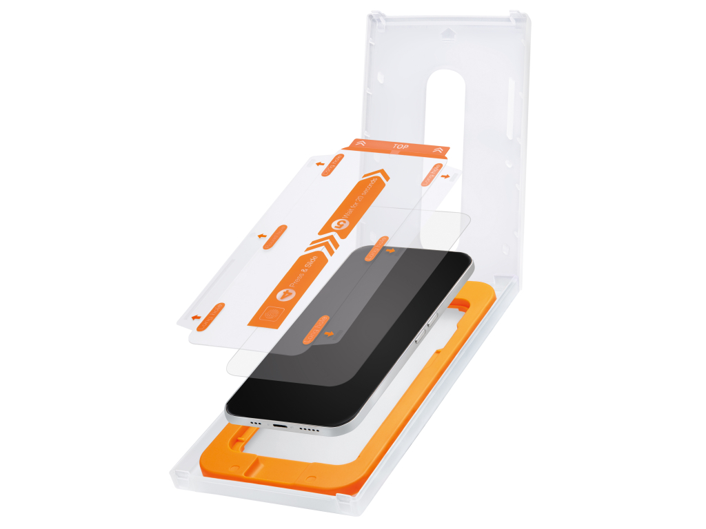 Mobilize Glass Screen Protector with Applicator for Samsung Galaxy A15 4G/5G Black Frame