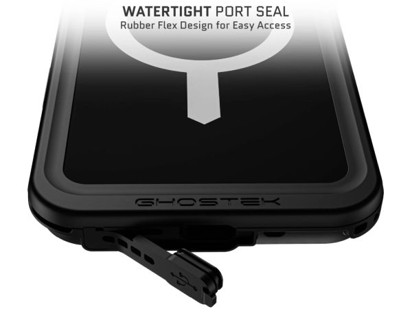 Ghostek Nautical Slim Waterproof MagSafe Case Apple iPhone 16 Pro Max Black