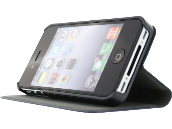 Mobilize Multiple Book Stand Case Apple iPhone 4/4S Black/Blue