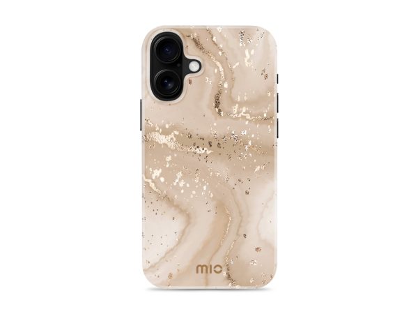 MIO Gold Marble Magsafe Compatible for iPhone 16 Plus