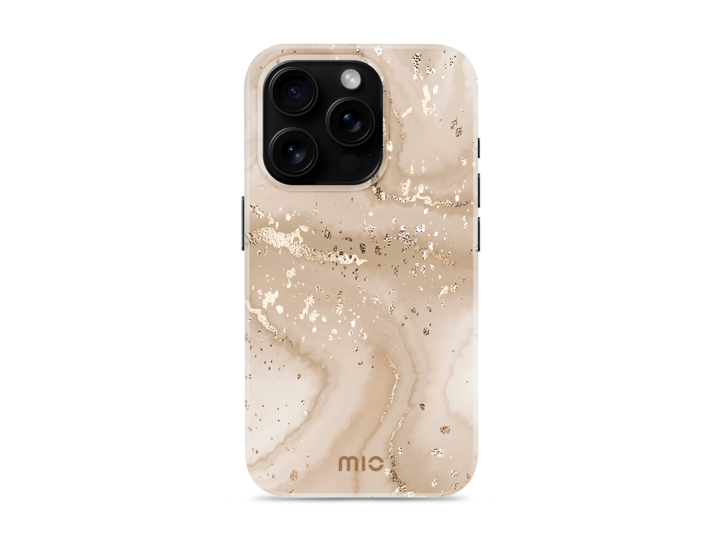 MIO Gold Marble Magsafe Compatible for iPhone 16 Pro