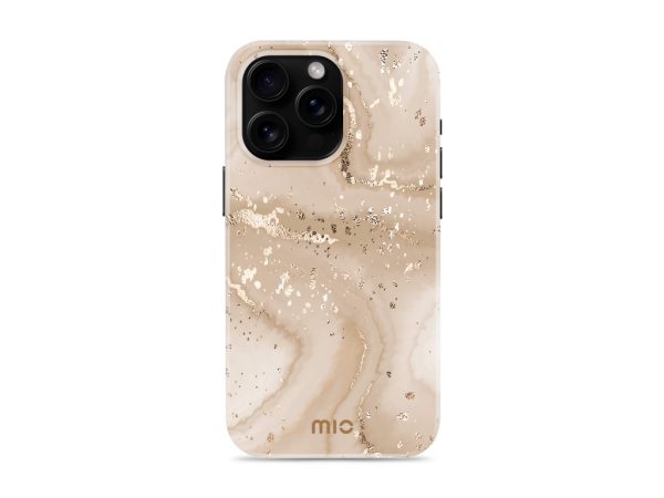 MIO Gold Marble Magsafe Compatible for iPhone 16 Pro Max