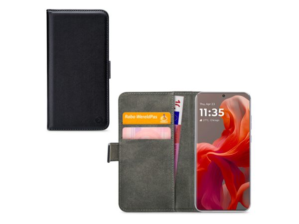 Mobilize Classic Gelly Wallet Book Case Motorola Moto G85 Black