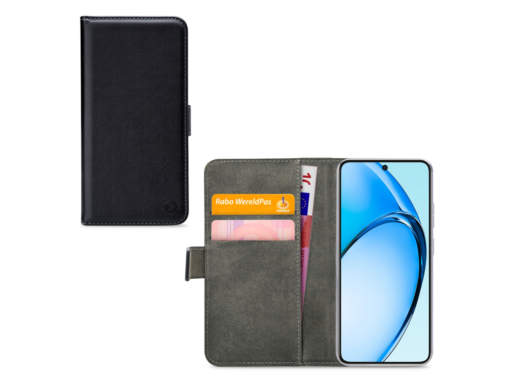 Mobilize Classic Gelly Wallet Book Case OPPO A60 Black