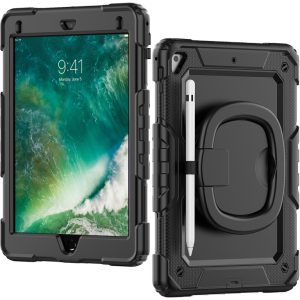 Mobilize Rotating Defender Case Stand Function for Apple iPad 9.7 (17/18)/Air/Air 2/Pro 9.7 Black