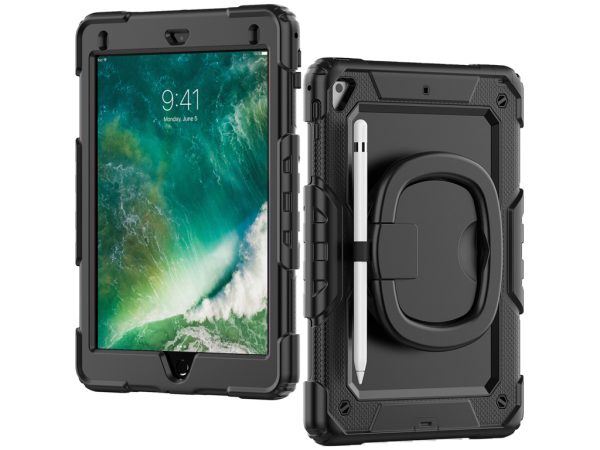 Mobilize Rotating Defender Case Stand Function for Apple iPad 9.7 (17/18)/Air/Air 2/Pro 9.7 Black