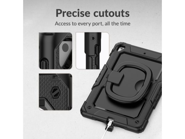 Mobilize Rotating Defender Case Stand Function for Apple iPad 9.7 (17/18)/Air/Air 2/Pro 9.7 Black