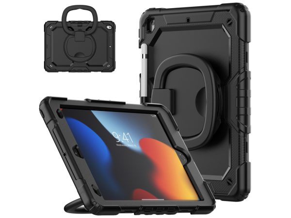 Mobilize Rotating Defender Case Stand Function for Apple iPad 10.2 (2019/2020/2021) Black