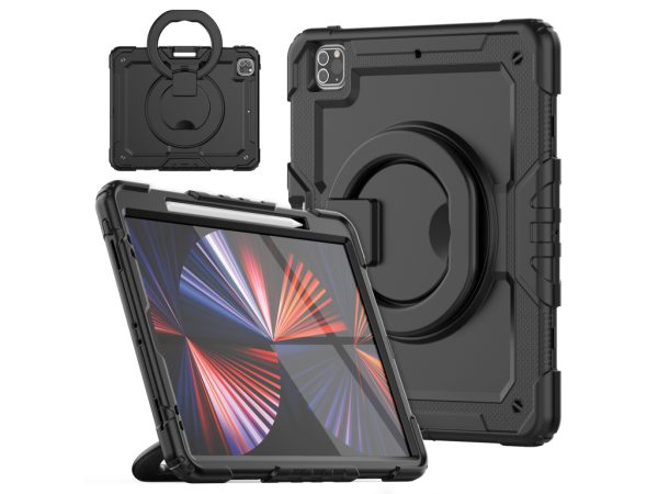 Mobilize Rotating Defender Case Stand Function for Apple iPad Pro 12.9 (2018/2020/2021/2022) Black