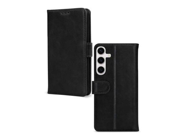 Mobilize Leather Wallet Samsung Galaxy S24 FE Black