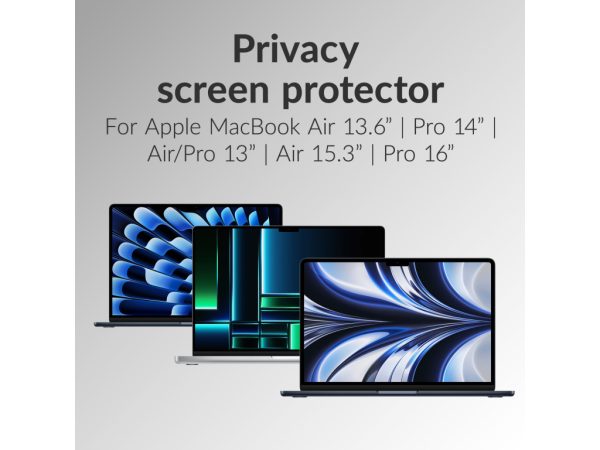 Mobilize Privacy Screen Protector for Apple MacBook Air 13.6inch (2022 - 2024)