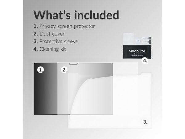 Mobilize Privacy Screen Protector for Apple MacBook Air 13.6inch (2022 - 2024)