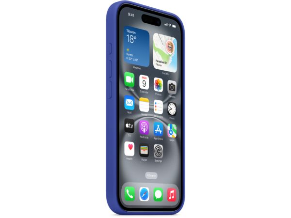 MYY63ZM/A Apple Silicone Case with MagSafe iPhone 16 Ultramarine