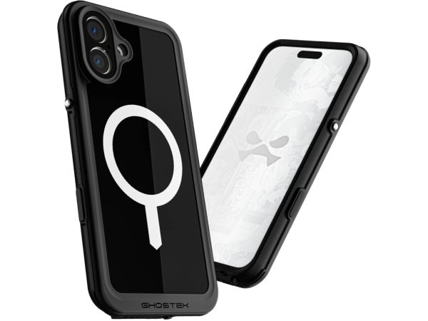 Ghostek Nautical Slim Waterproof MagSafe Case Apple iPhone 16 Plus Black