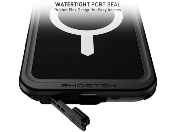 Ghostek Nautical Slim Waterproof MagSafe Case Apple iPhone 16 Plus Black