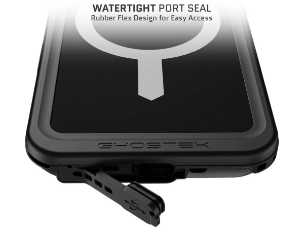 Ghostek Nautical Slim Waterproof MagSafe Case Apple iPhone 16 Pro Black