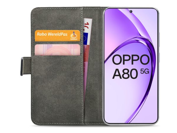 Mobilize Classic Gelly Wallet Book Case OPPO A80 5G Black