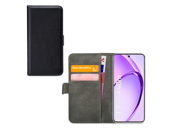 Mobilize Classic Gelly Wallet Book Case OPPO A40/A40m/A60 5G Black