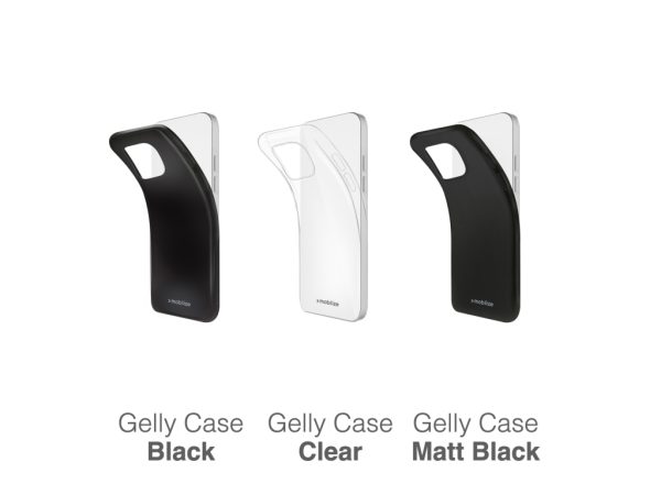 Mobilize Rubber Gelly Case Samsung Galaxy S25+ 5G Matt Black