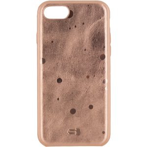 Senza Glam Leather Cover Apple iPhone 7/8/SE (2020/2022) Metallic Rosé