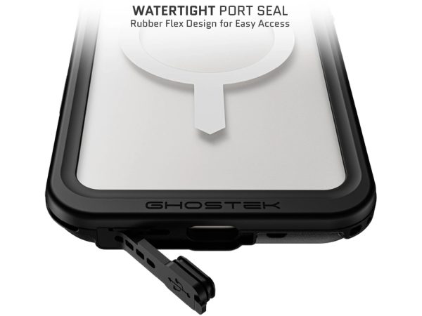 Ghostek Nautical Slim Waterproof MagSafe Case Apple iPhone 16 Plus Clear