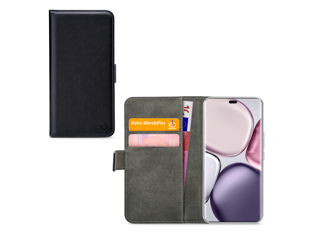 Mobilize Classic Gelly Wallet Book Case Honor Magic7 Black